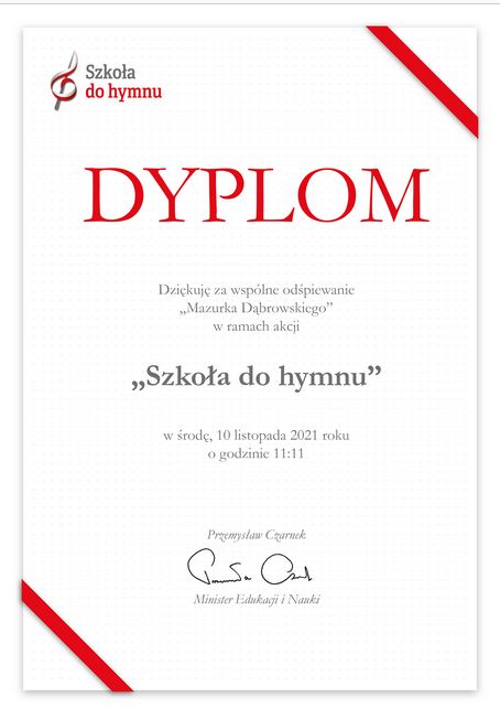 dyplom hymn