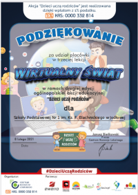podzikowanie dzieci ucz rodzicw