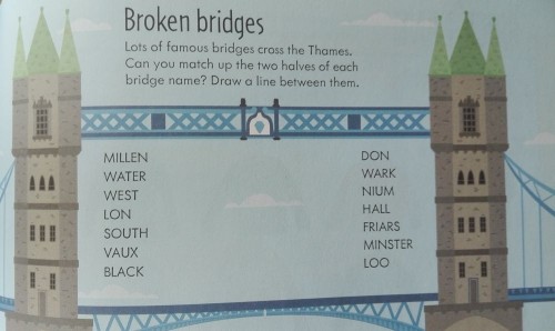Pocz nazwy mostw na Tamizie