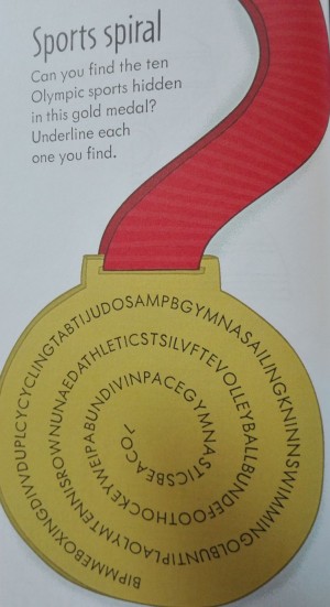 Znajd nazwy dyscyplin olimpijskich