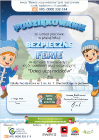 bezpieczne ferie